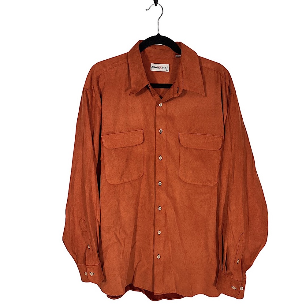 Winsor Lake vintage (but like new) Shacket med weight burnt orange